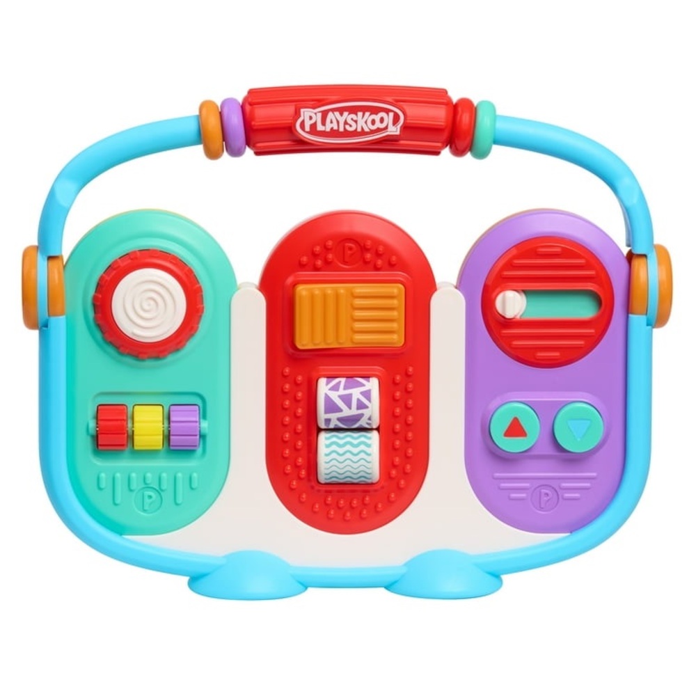 Playskool Toddler Sensory Busy Board Flip & Fun Interactive Colorful Fidget Toy